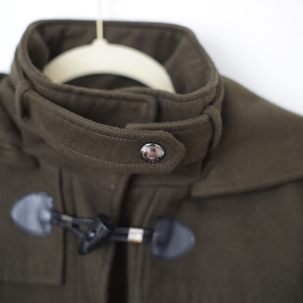 BCBGeneration Green Peacoat with Toggles Small - Picture 3 of 7